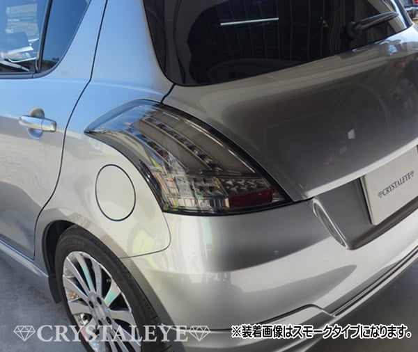 CRYSTAL EYE FIBER FULL LED TAIL LAMP V3 SMOKE FOR SUZUKI SWIFT ZC72S ZD72S SWIFT SPORT ZC32S J185-SM