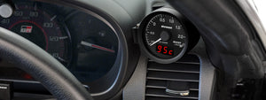 PIVOT DUAL GAUGE RS BOOST WHITE LIGHTING OBD FOR SUZUKI WAGONR MH55S R06A (T/C) DRX-B