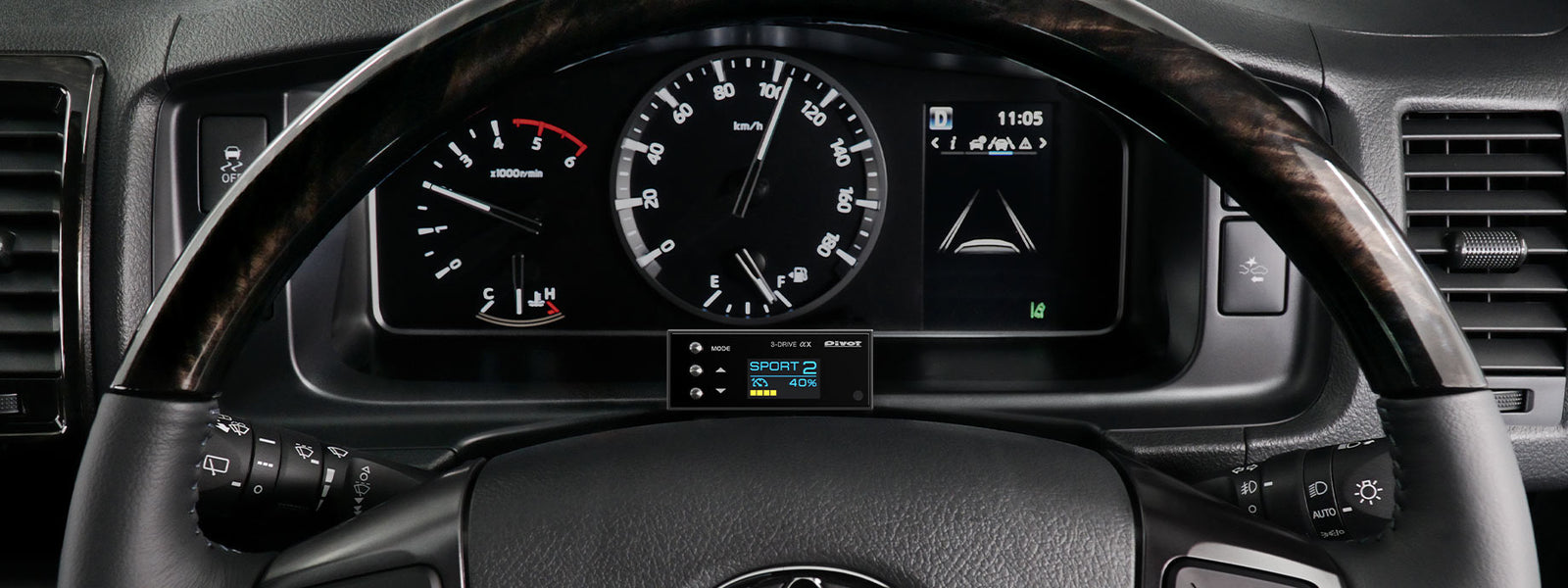 PIVOT 3-DRIVE ALPHA X THROTTLE CTRL W. CRUISE FOR LAND CRUISER PRADO GRJ120 121W 1GR-FE 3DA-X