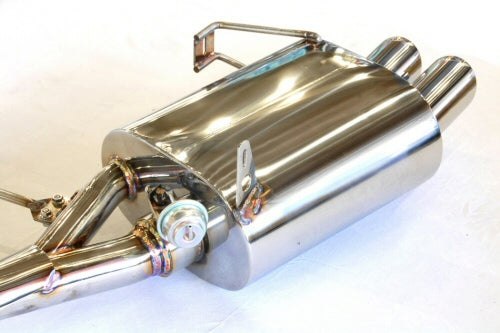 KREISSIEG FIRST CAT-BACK F1 SOUND VALVETRONIC EXHAUST SYSTEM TITANIUM FLOATING CURL TAIL SANDBLASTED KSG LOGO MARK FOR BMW E85 E86 Z4M BME85-02-TITANIUM