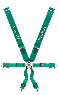 TAKATA RACE SERIES RACING HARNESS 6P SEAT BELT RACE 3x2 GREEN 94004-H2