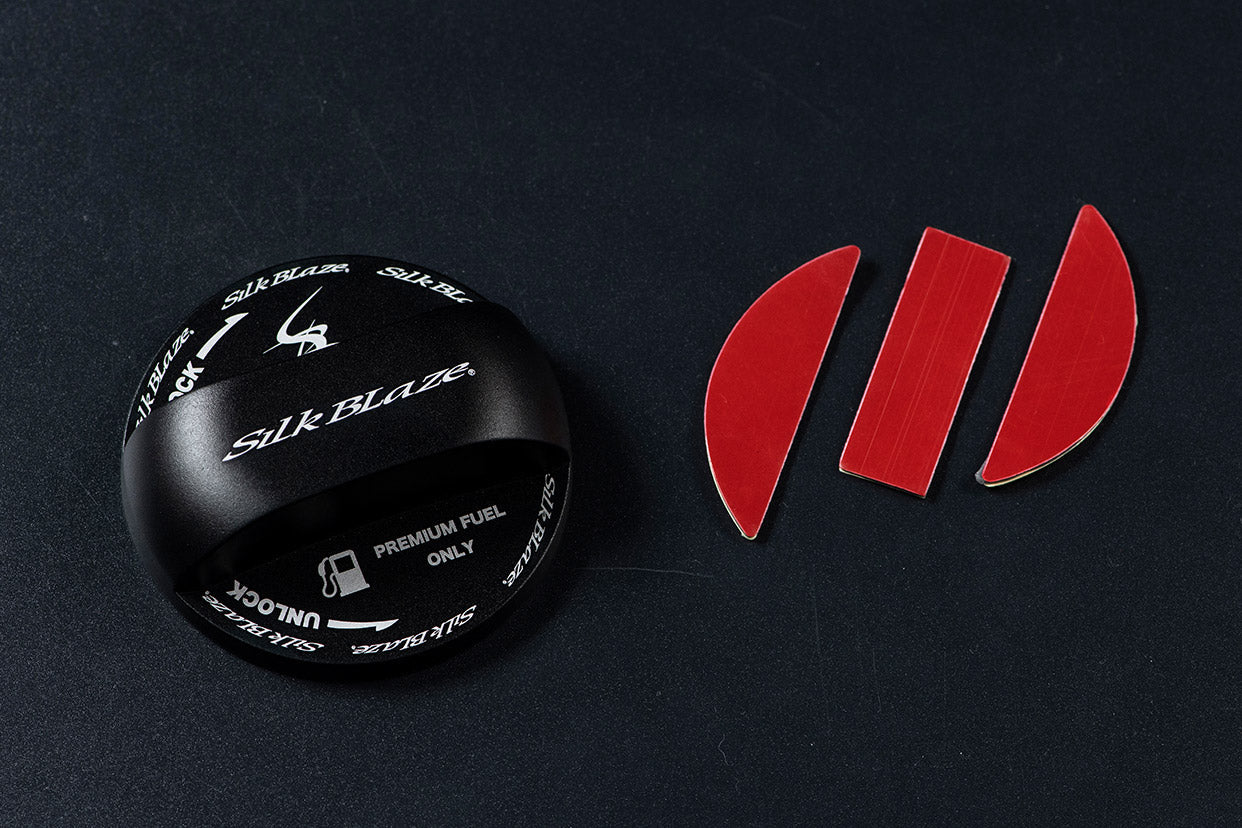 K'SPEC SILKBLAZE FUEL CAP COVER BLACK FOR TOYOTA SB-FCC-004