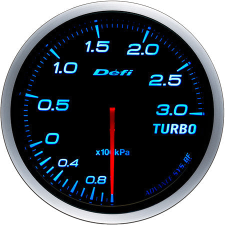 DEFI ADVANCE BF TURBO GAUGE 300KPA MODEL BLUE FOR  DF14703