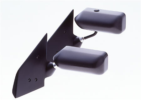 CRAFT SQUARE TOURING COMPETITION MIRROR TRIANGULAR CORNER MOUNT BLUE MIRROR FOR MITSUBISHI LANCER EVO 10 CZ4A  CSBF-CZ4A-BLUE-LENS