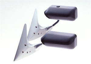 CRAFT SQUARE TOURING COMPETITION MIRROR TRIANGULAR CORNER MOUNT BLUE MIRROR FOR FERRARI F355 TCA-F-F355-BLUE-LENS