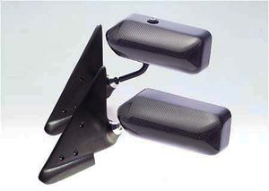 CRAFT SQUARE TOURING COMPETITION MIRROR TRIANGULAR CORNER MOUNT BLUE MIRROR FOR NISSAN SILVIA S15  CSBF-S15-BLUE-LENS