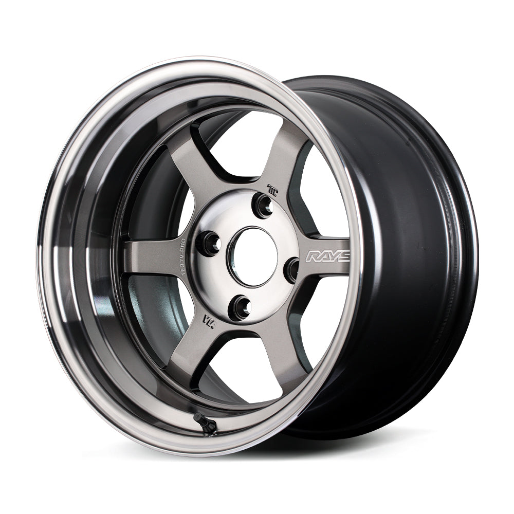 RAYS VOLK RACING TE37V-PRO 15X8J +0 4X114.3 PRESSED GRAPHITE (PG) 02145800001PG