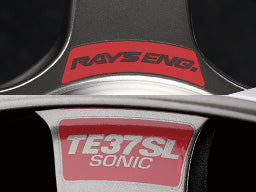 RAYS VOLK RACING MAINTENANCE STICKER VOLK RACING TE37SONIC SL REPAIR SPOKE STICKER (TE37SONIC SL+ENG.) FOR  7415-15