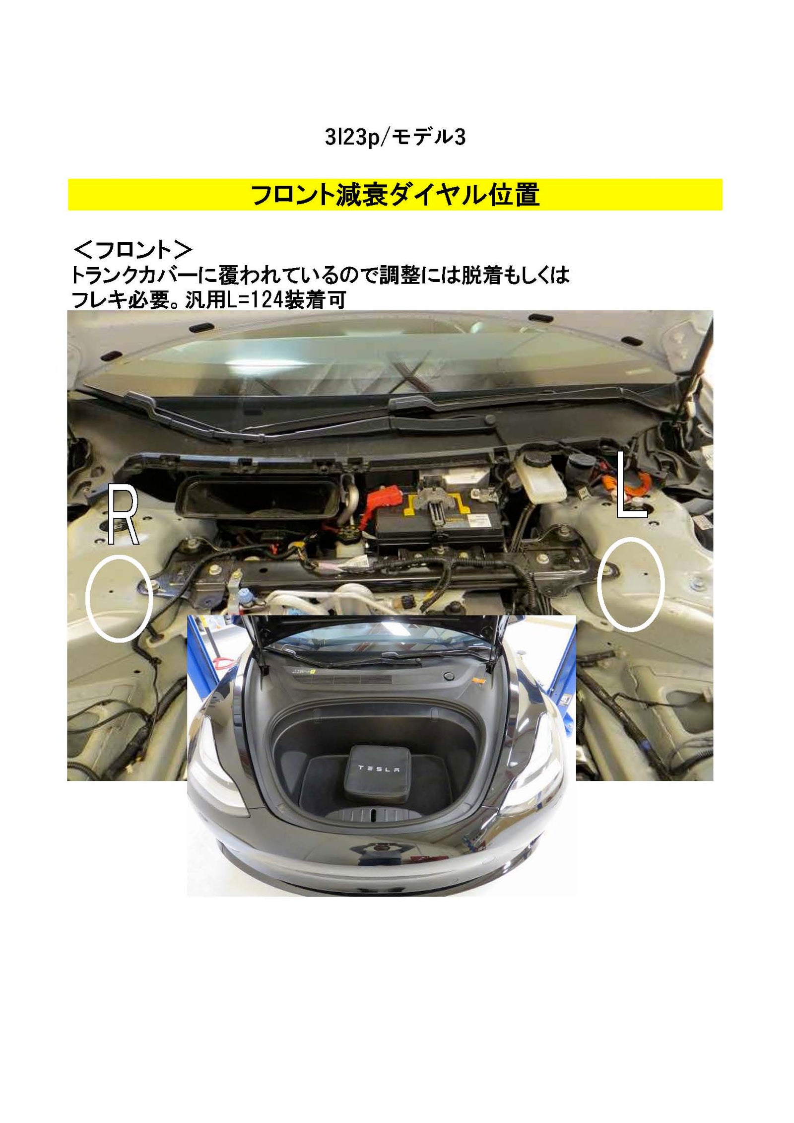 RS-R BEST-I FLEXIBLE ADJUSTER FOR TESLA MODEL 3 3L23P FA124B