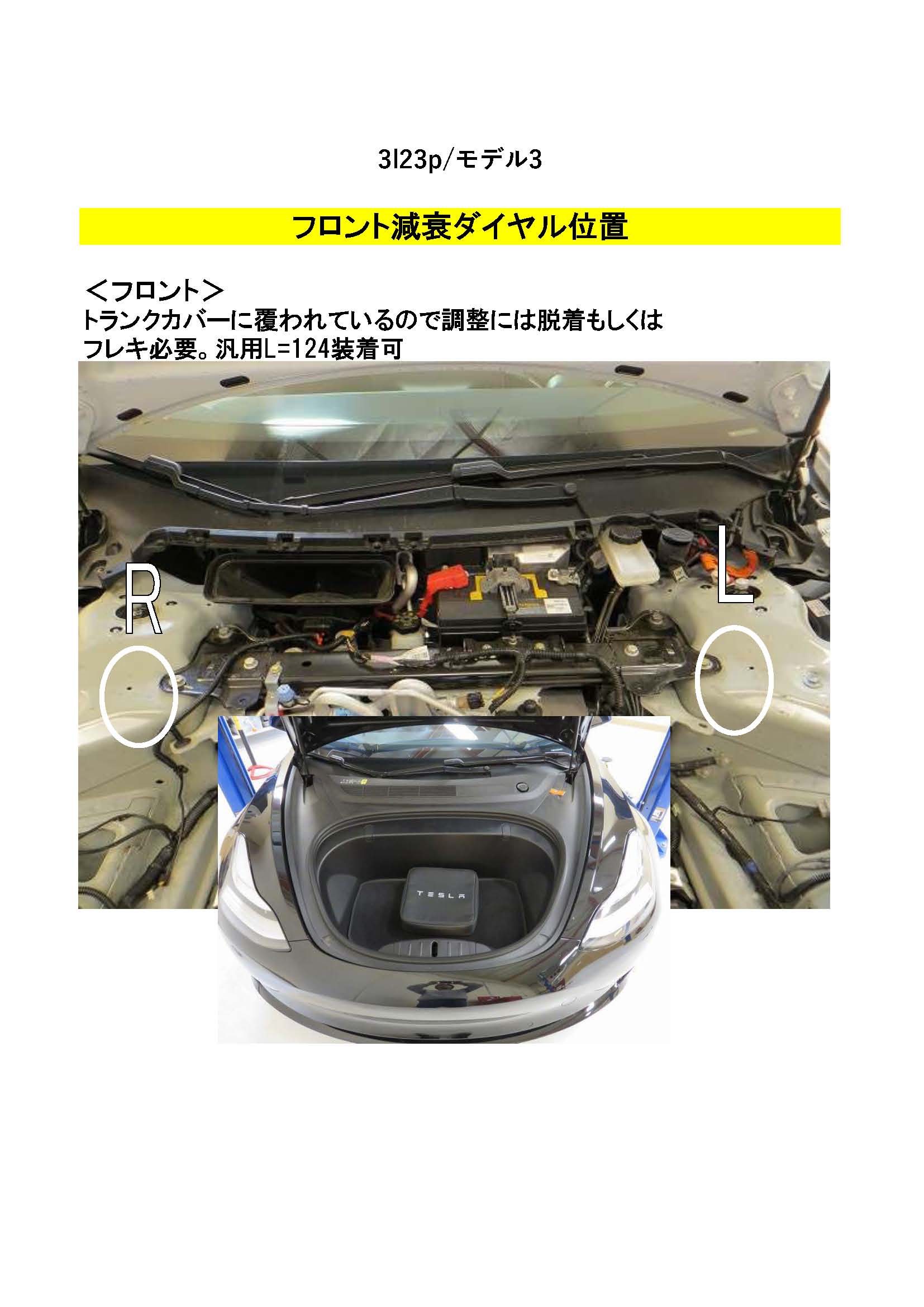 RS-R BEST-I FLEXIBLE ADJUSTER FOR TESLA MODEL 3 3L23P FA124B