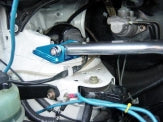 KAWAI WORKS FRONT STRUT BAR TYPEOS FOR TOYOTA ALPHARD VELLFIRE ANH10 15W TY1200-FTO-00