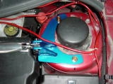 KAWAI WORKS FRONT STRUT BAR TYPEPG FOR PEUGEOT 206 T1RFN 206RC IM0210-FTP-00