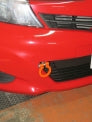 KAWAI WORKS FRONT TYPE FOLDABLE TOW HOOK FOR TOYOTA VITZ SP130 NCP131 TY1380-RFF-88