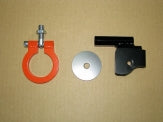 KAWAI WORKS FRONT TYPE FOLDABLE TOW HOOK FOR SUBARU SAMBARDIAS VAN TA TW SU0170-RFF-88