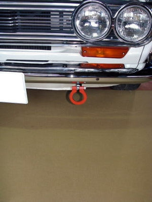 KAWAI WORKS FRONT TYPE FOLDABLE TOW HOOK FOR NISSAN BLUEBIRD P510 NS0730-RFF-88