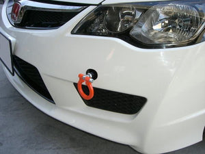 KAWAI WORKS FRONT TYPE FOLDABLE TOW HOOK FOR HONDA CIVIC FD2 TYPE-R HN0790-RFF-88