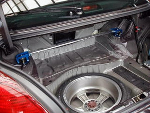 KAWAI WORKS REAR STRUT BAR TYPEOS FOR TOYOTA CRESTA CHASER MARK II JZX110 TY0940-RTO-00