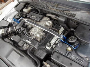 KAWAI WORKS FRONT STRUT BAR TYPEOS FOR TOYOTA CELSIOR UCF11 TY0630-FTO-00