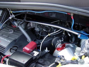 KAWAI WORKS FRONT STRUT BAR TYPEOS FOR TOYOTA ALPHARD VELLFIRE ANH10 15W TY1200-FTO-00