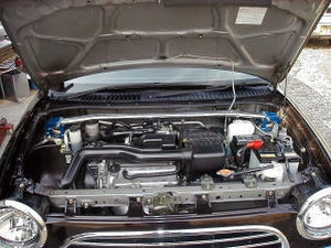 KAWAI WORKS FRONT STRUT BAR TYPEOS FOR DAIHATSU OPTI L800 DA0100-FTO-00
