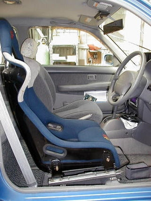 KAWAI WORKS N062R RIGHT SIDE SEAT RAIL FOR SPARCO STAR SPRINT 820 FOR NISSAN MARCH.BE1.FIGARO.PAO K11 92.1~ KAWAI-WORKS-22505