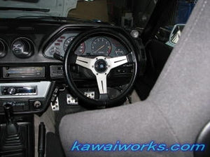 KAWAI WORKS N030L LEFT SIDE SEAT RAIL FOR RECARO SP-GP FOR NISSAN FAIRLADY Z S130 78.8~ 83.9 KAWAI-WORKS-19294