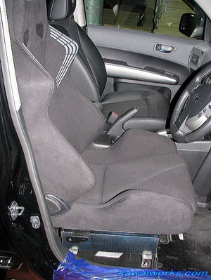KAWAI WORKS N076R RIGHT SIDE SEAT RAIL FOR SPARCO STAR MONZA RECLINING FOR NISSAN X-TRAIL T.NT31 07.8~ 14.4 KAWAI-WORKS-15595