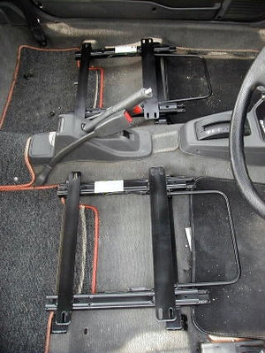 KAWAI WORKS H010R RIGHT SIDE SEAT RAIL FOR COBRA FULL BUCKET BOTTOM STOP ALL TYPES FOR HONDA CITY GA 1.2 86.11~ KAWAI-WORKS-25240