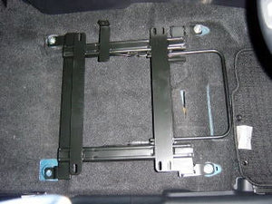 KAWAI WORKS MI041L LEFT SIDE SEAT RAIL FOR SPARCO REV 851 FOR MITSUBISHI LANCER CZ4A EVOLUTION X KAWAI-WORKS-40984