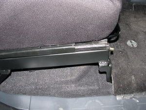 KAWAI WORKS MI043L LEFT SIDE SEAT RAIL FOR SPARCO STAR SPRINT 820 FOR MITSUBISHI DELICA D:5 CV5W 07.01~ KAWAI-WORKS-38245