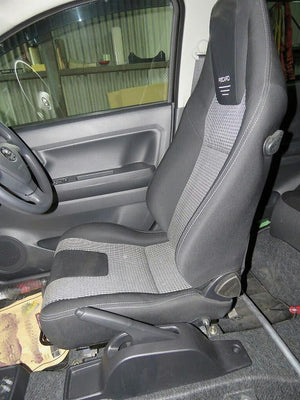 KAWAI WORKS D041L LEFT SIDE SEAT RAIL FOR COBRA FULL BUCKET BOTTOM STOP ALL TYPES FOR DAIHATSU MIRAIS LA350 KAWAI-WORKS-59462