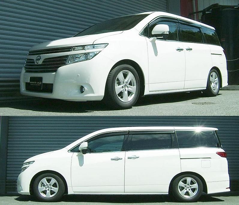 RS-R SUPER-I COILOVER SUSPENSION RECOMMENDED SPRING RATE FOR NISSAN ELGRAND TNE52 SIN865M