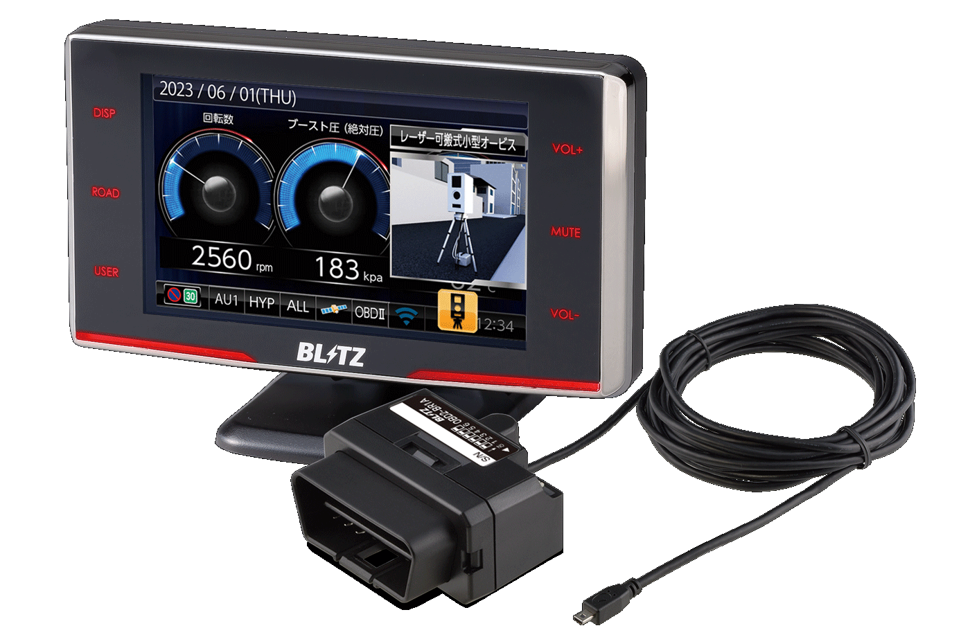 BLITZ TOUCH BRAIN LASER TL312R OBD TL312R-OBD