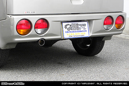 WIRUS WIN COMPACT MUFFLER RACING TYPE FOR MITSUBISHI TOWNBOX GF-U63W GF-U64W GF-U61W GF-U62W 3G83 4A30 WIRUS-WIN-00075