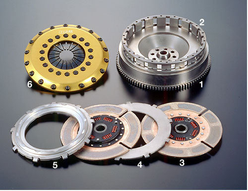 OSGIKEN TR SERIES CLUTCH DISC FOR TWIN PLATE CLUTCH KIT 1 PIECE FOR SUBARU IMPREZA GDB GRB EJ20T TR2CD-GDBGRB-CLUTCH-DISC