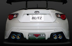 BLITZ NUR-SPEC VSR QUAD FOR TRD BUMP EXHAUST  For TOYOTA 86 ZN6 FA20 62133V