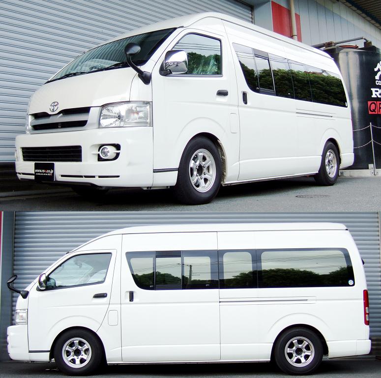 RS-R TP BASIC-I COILOVER SUSPENSION RECOMMENDED SPRING RATE FOR TOYOTA HIACE VAN WIDE TRH221K TPT600S1