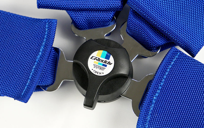 GREDDY x TRS RACING HARNESS 3 INCH 4 POINT RH BLUE FOR  16601011
