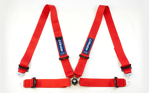 GREDDY x TRS RACING HARNESS 3 INCH 4 POINT LH ORANGE FOR  16601027