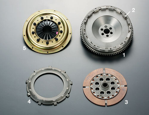 OSGIKEN TS SERIES SINGLE PLATE CLUTCH KIT OH A SET FOR SUZUKI ALTO WORKS HA21S HB21 F6A K6A TS1A-HA21SHB21-OH-A-SET