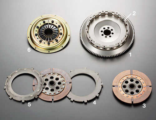 OSGIKEN TS SERIES TWIN PLATE CLUTCH KIT OH A SET FOR NISSAN SKYLINE PGC10 KPGC10 110 L6 TS2AS-PGC10-KPGC10-110-OH-A-SET