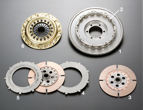 OSGIKEN CLUTCH COVER FOR TS SERIES TWIN PLATE CLUTCH KIT FOR TOYOTA STARLET EP82 EP91 4E TS2B-EP82EP91-CLUTCH-COVER