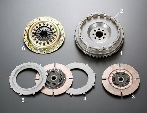OSGIKEN TS SERIES TWIN PLATE CLUTCH KIT OH A SET FOR TOYOTA SOARER JZZ30 1JZ-GTE TS2BD-JZZ30-OH-A-SET