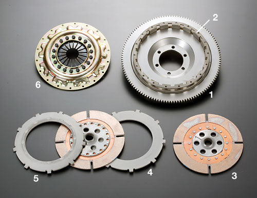OSGIKEN TS SERIES TWIN PLATE CLUTCH KIT CLUTCH DISC 1 PIECE FOR MAZDA RX-7 FD3S 13BT TS2CW-FD3S-CLUTCH-DISC