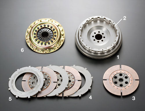 OSGIKEN TS SERIES CLUTCH DISC WITH DAMPER FOR TRIPLE DISC TYPE 1 DISC FOR TOYOTA MARK II CHASER JZX90 100 110 1JZ-GTE TS3BW-JZX90-100110-CLUTCH-DISC