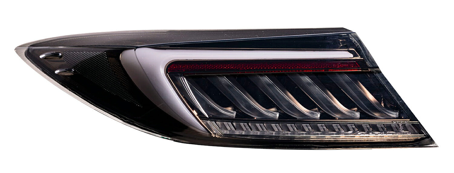 VALENTI JEWEL LED TAIL LAMP ULTRA LIGHT SMOKE BLACK CHROME FOR TOYOTA GR8 ZN8 SUBARU BRZ ZD8 TT86GRZU-SB-1