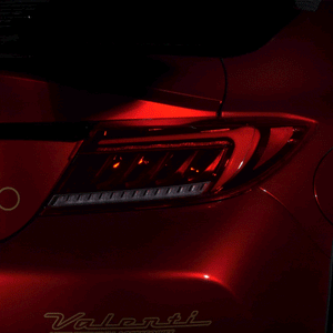 VALENTI JEWEL LED TAIL LAMP ULTRA RED LENS GLOSS BLACK RIGHT SIDE FOR TOYOTA GR8 ZN8 SUBARU BRZ ZD8  TT86GRZU-RG-1-RH
