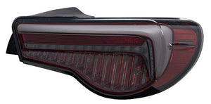 VALENTI JEWEL LED TAIL LAMP ULTRA LIGHT SMOKE RED CHROME LIMITED COLOR FOR TOYOTA 86 ZN6 SUBARU BRZ ZC6  TT86ZU-SR-1