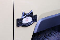 KENSTYLE BLACK CAT SIDE TURN SIGNAL GARNISH SET OF 1 LEFT AND RIGHT FOR  KENSTYLE-00021