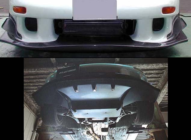 RE-AMEMIYA UNDER SWEEP CARBON FOR MAZDA RX-7 FD3S D0-022030-159